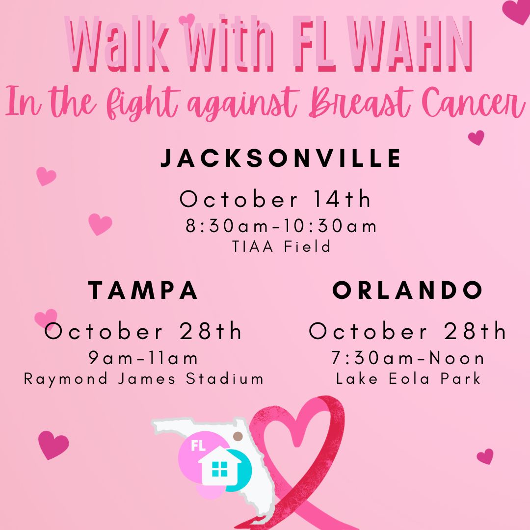 Walk with FL WAHN in the Fight against Breast Cancer!